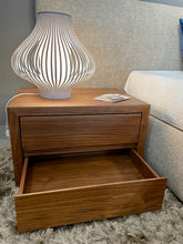 Load image into Gallery viewer, Mobital Blanche 2 drawer nightstands in Walnut Veneer - CLEARANCE ITEM
