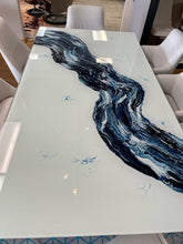 Load image into Gallery viewer, Glassisimo one of a kind hand painted dining table - CLEARANCE ITEM
