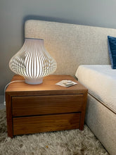 Load image into Gallery viewer, Mobital Blanche 2 drawer nightstands in Walnut Veneer - CLEARANCE ITEM
