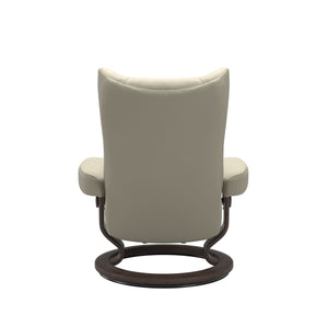 Stressless® Wing (S) Classic chair with footstool