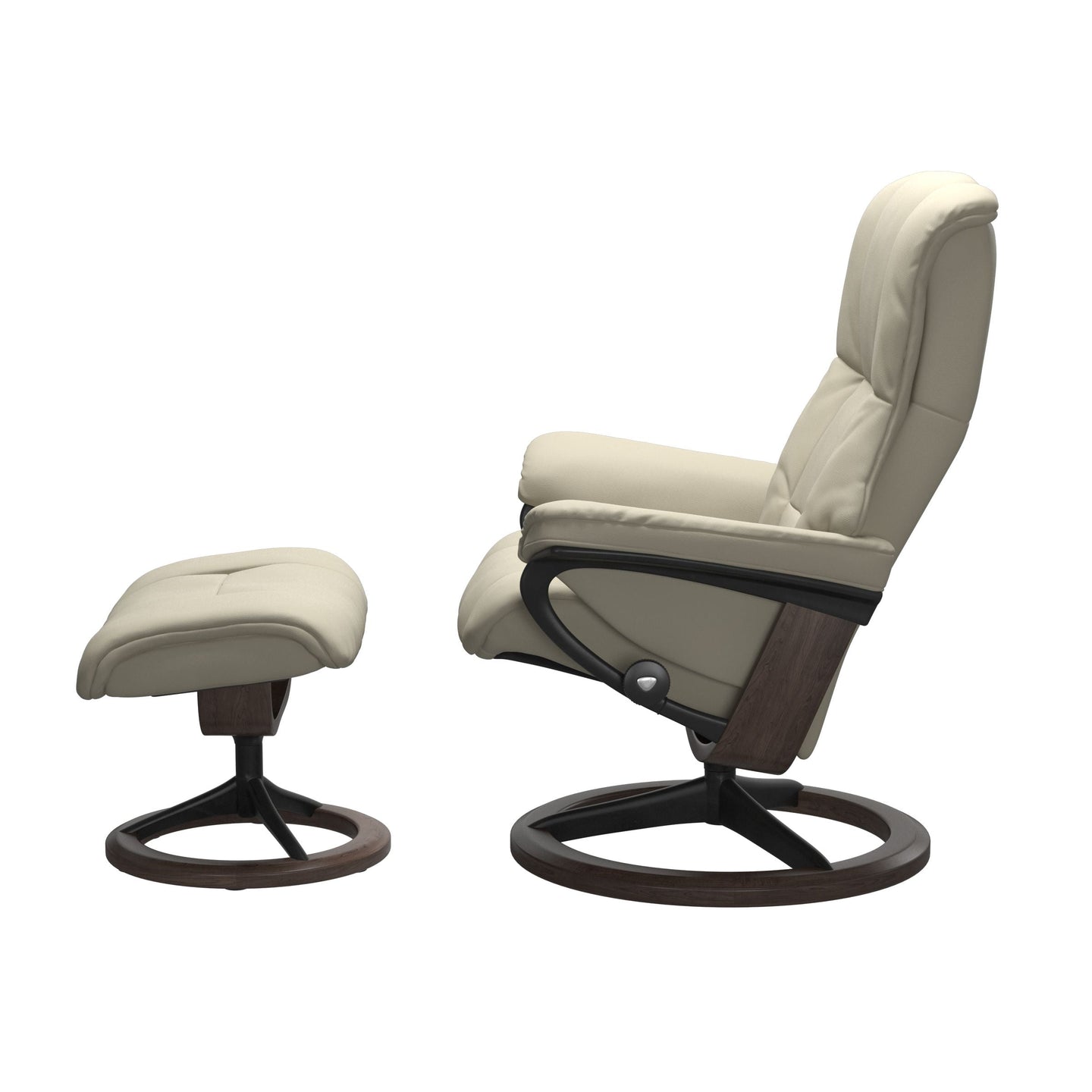 Stressless® Mayfair (S) Signature chair with footstool