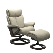 Load image into Gallery viewer, Stressless® Magic (L) Signature chair with footstool

