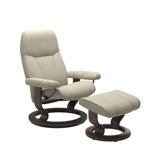 Stressless® Consul (S) Classic chair with footstool