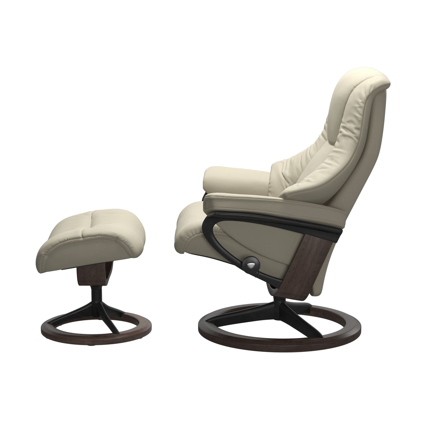 Stressless® Live (S) Signature chair with footstool
