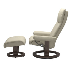 Stressless® Aura (S) Classic chair with footstool
