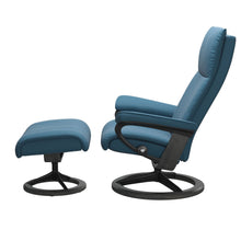 Load image into Gallery viewer, Stressless® Aura (M) Signature chair with footstool
