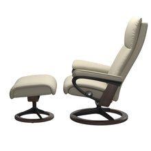 Load image into Gallery viewer, Stressless® Aura (L) Signature chair with footstool
