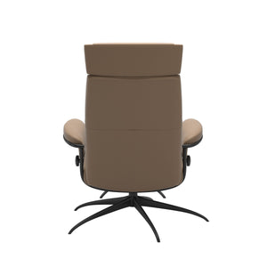 Stressless® Paris chair with adjustable headrest, with footstool