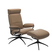 Load image into Gallery viewer, Stressless® Paris chair with adjustable headrest, with footstool
