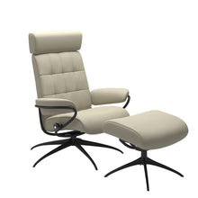 Load image into Gallery viewer, Stressless® London chair with adjustable headrest, with footstool
