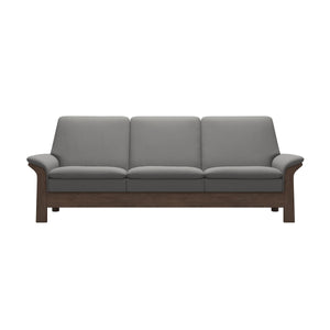 Stressless® Saga with wood (L) 3 seater Low