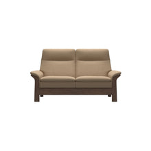 Load image into Gallery viewer, Stressless® Saga with wood (L) 2 seater High
