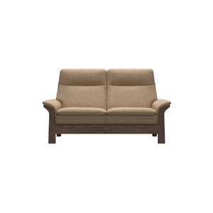 Stressless® Saga with wood (L) 2 seater High