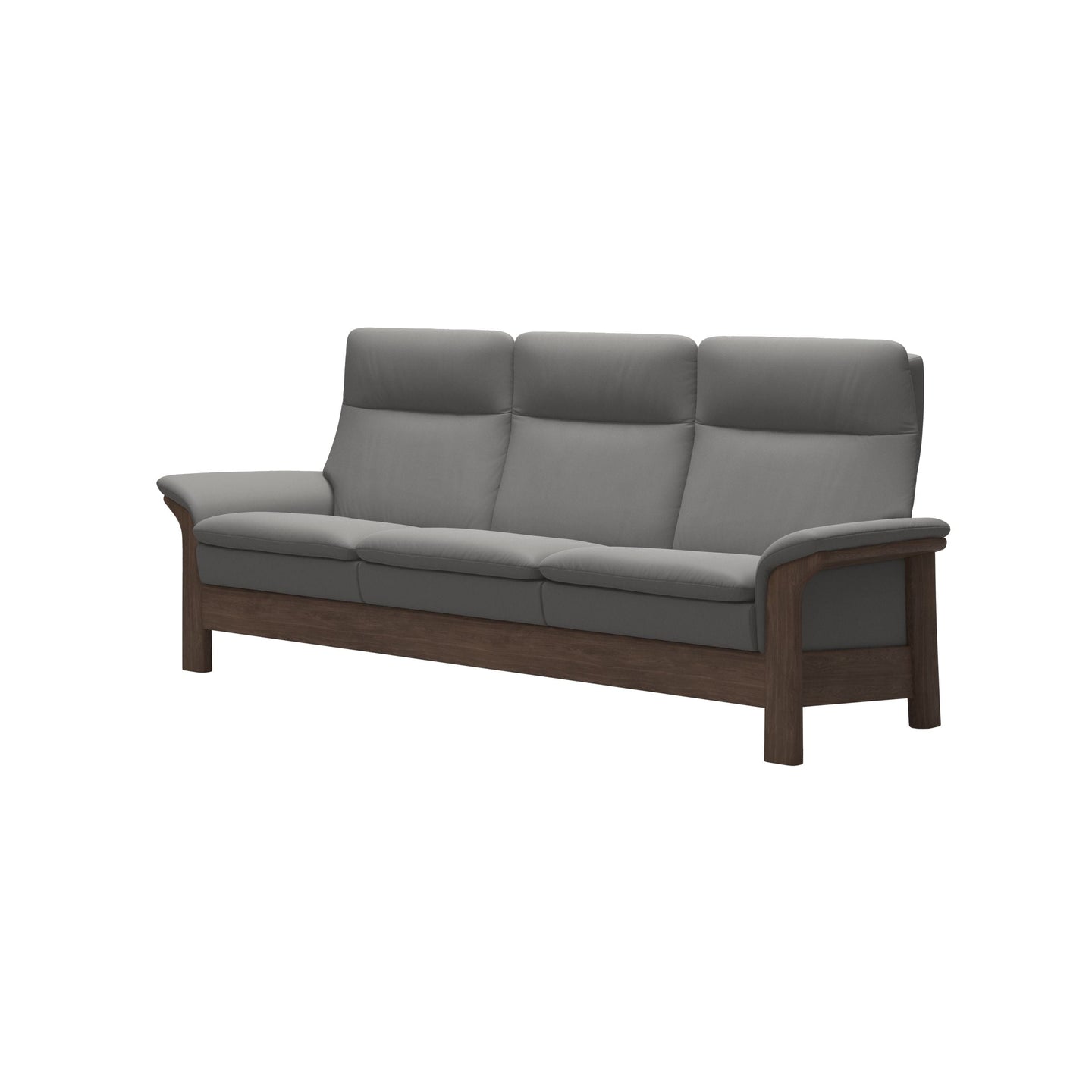 Stressless® Saga with wood (L) 3 seater High
