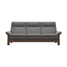 Load image into Gallery viewer, Stressless® Saga with wood (L) 3 seater High
