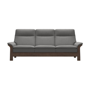 Stressless® Saga with wood (L) 3 seater High