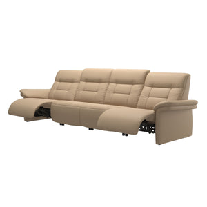 Stressless® Mary arm upholstered 4 seater with 2 Power PDDP