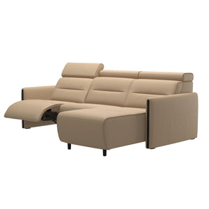 Stressless® Emily 2 seater Long Seat with left motor arm wood