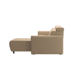 Stressless® Emily 2 seater Long Seat with left motor arm wood