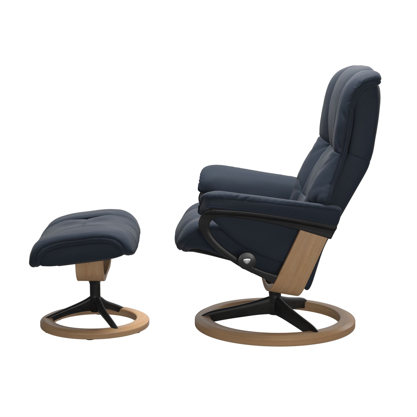 Stressless® Mayfair (M) Signature chair with footstool